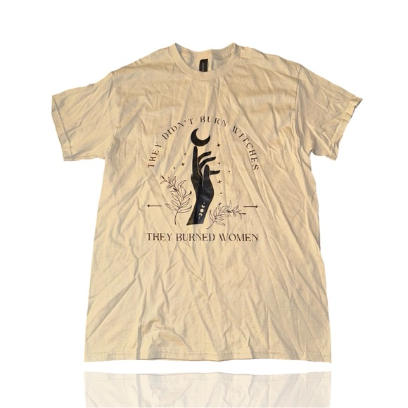 Wicca & Women’s Rights Tee: “They Didn’t burn witches, they burned women” MED - Picture 1 of 3